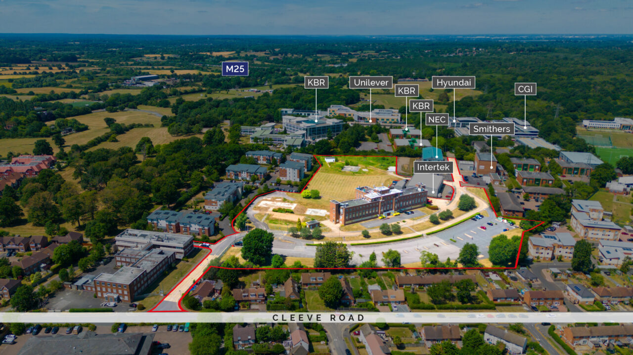 Cleeve Road Leatherhead FOR SALE STRATEGIC 9 ACRE DEVELOPMENT SITE